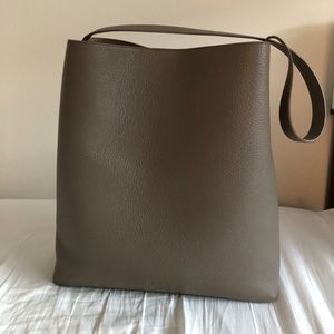 Aesther Ekme Sac pebbled leather Taupe